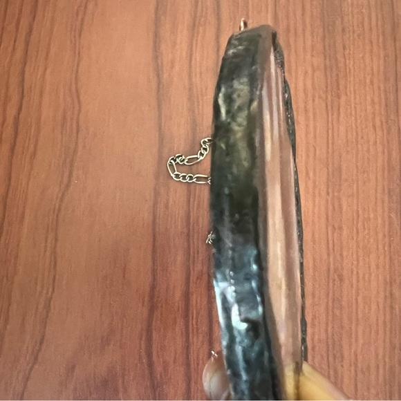 Double-Sided 3”x3” Hanging Decor – Birds and Dried Flowers & Stained Glass - Picture 7 of 13